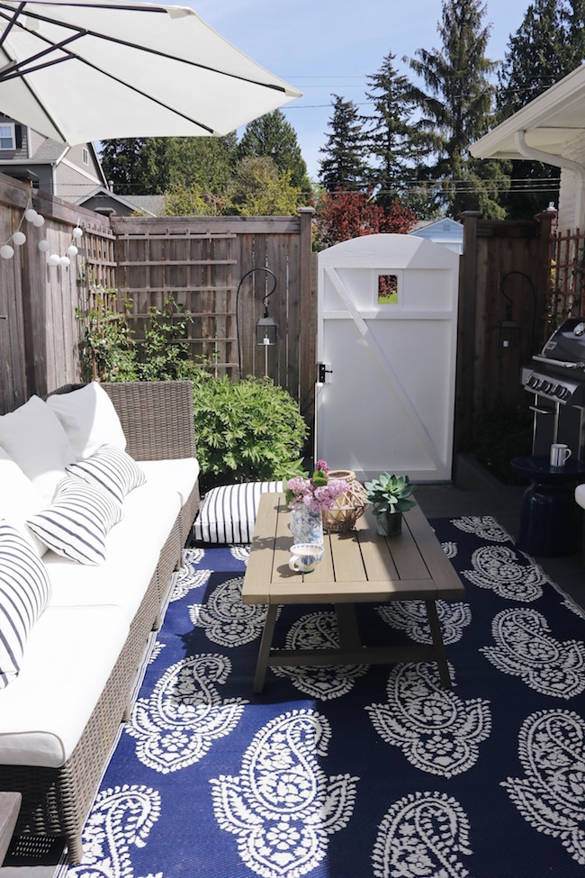 Spring in our Outdoor Oasis (A Side Patio Refresh!)