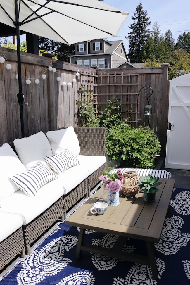 Spring in our Outdoor Oasis (A Side Patio Refresh!)