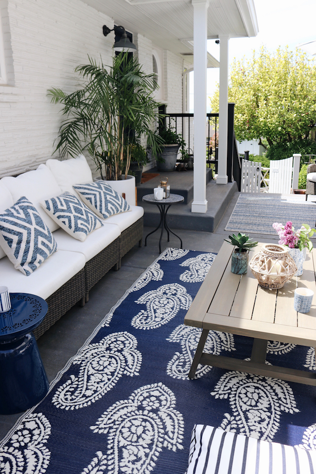 Outdoor Cushion and Rug Care + Patio FAQ - The Inspired Room