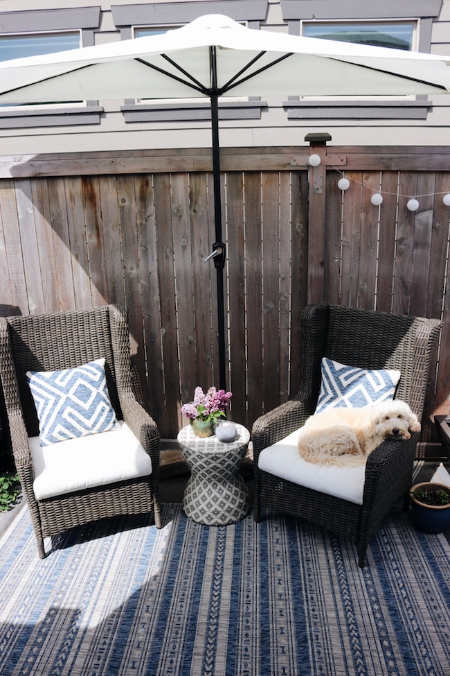 Spring in our Outdoor Oasis (A Side Patio Refresh!)