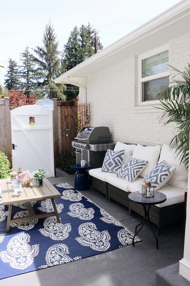 Spring in our Outdoor Oasis (A Side Patio Refresh!)