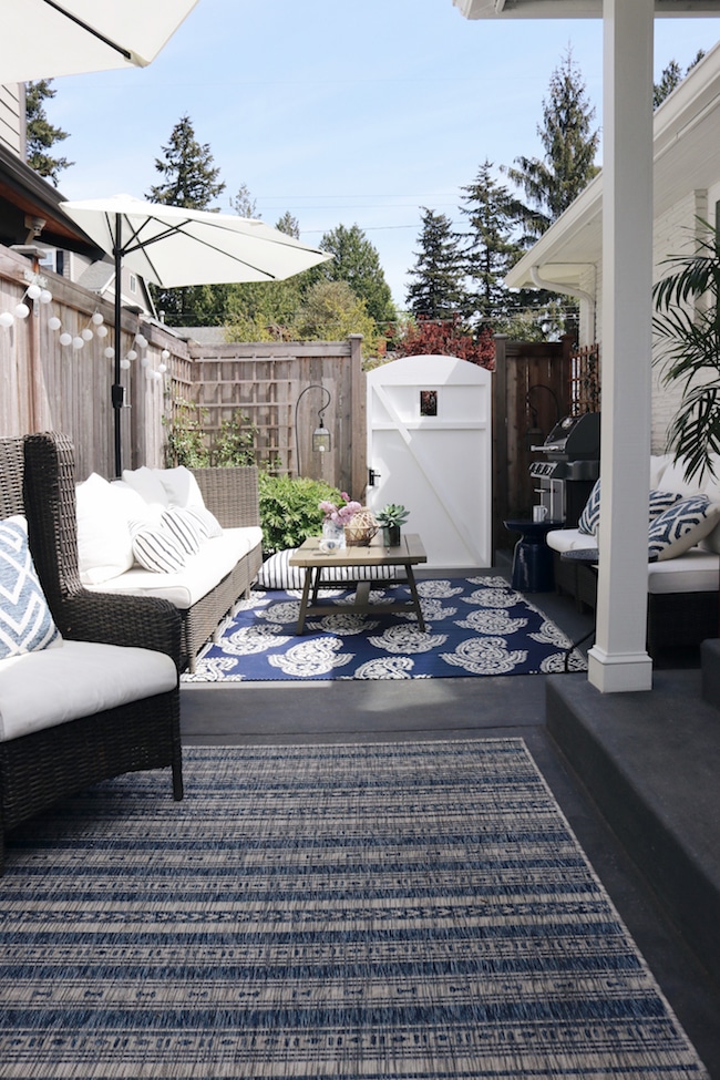 Spring in our Outdoor Oasis (A Side Patio Refresh!)