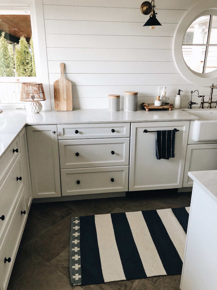 Coastal Kitchen Striped Rug