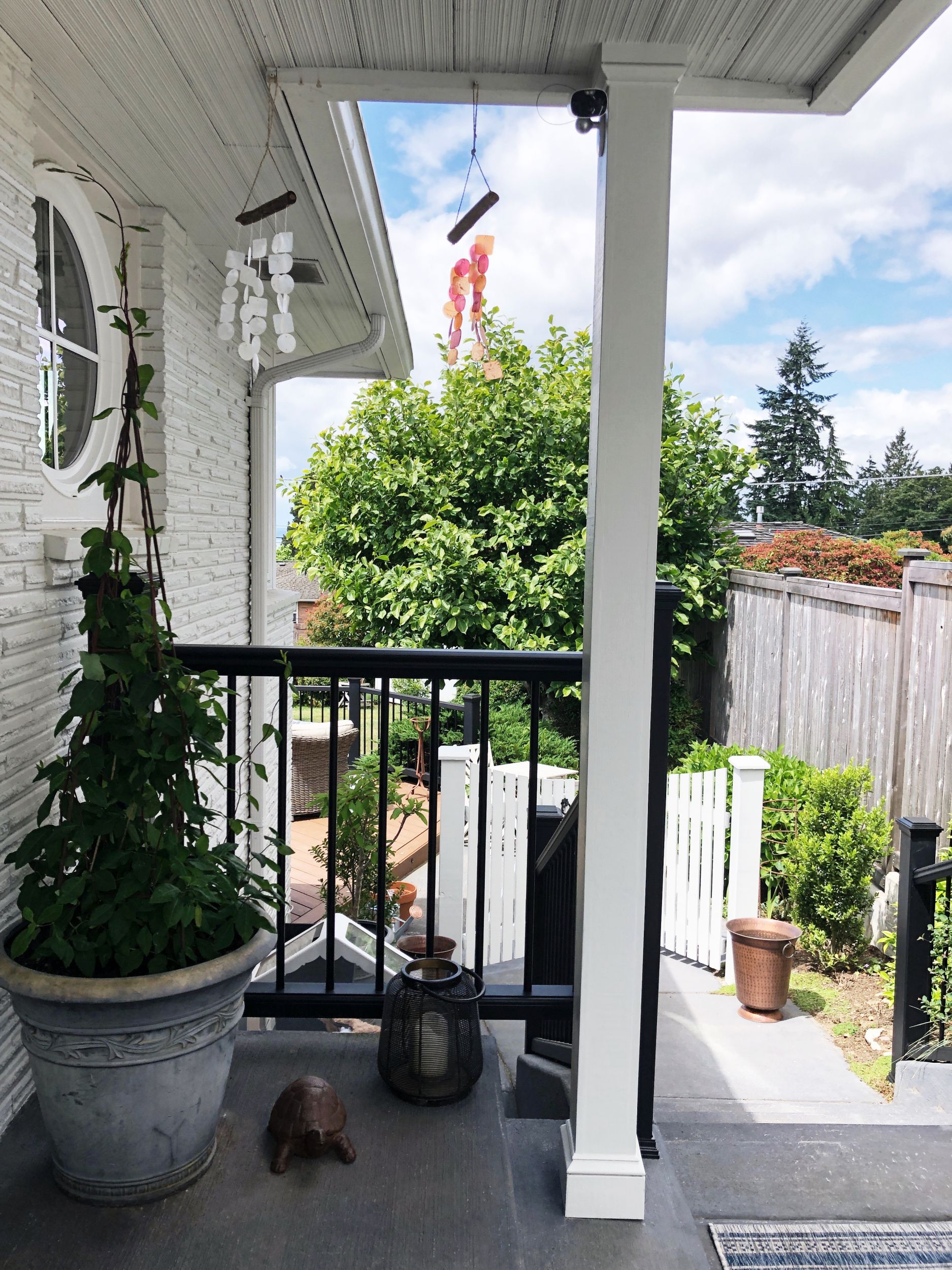 Well-Being + Wind Chimes on the Porch