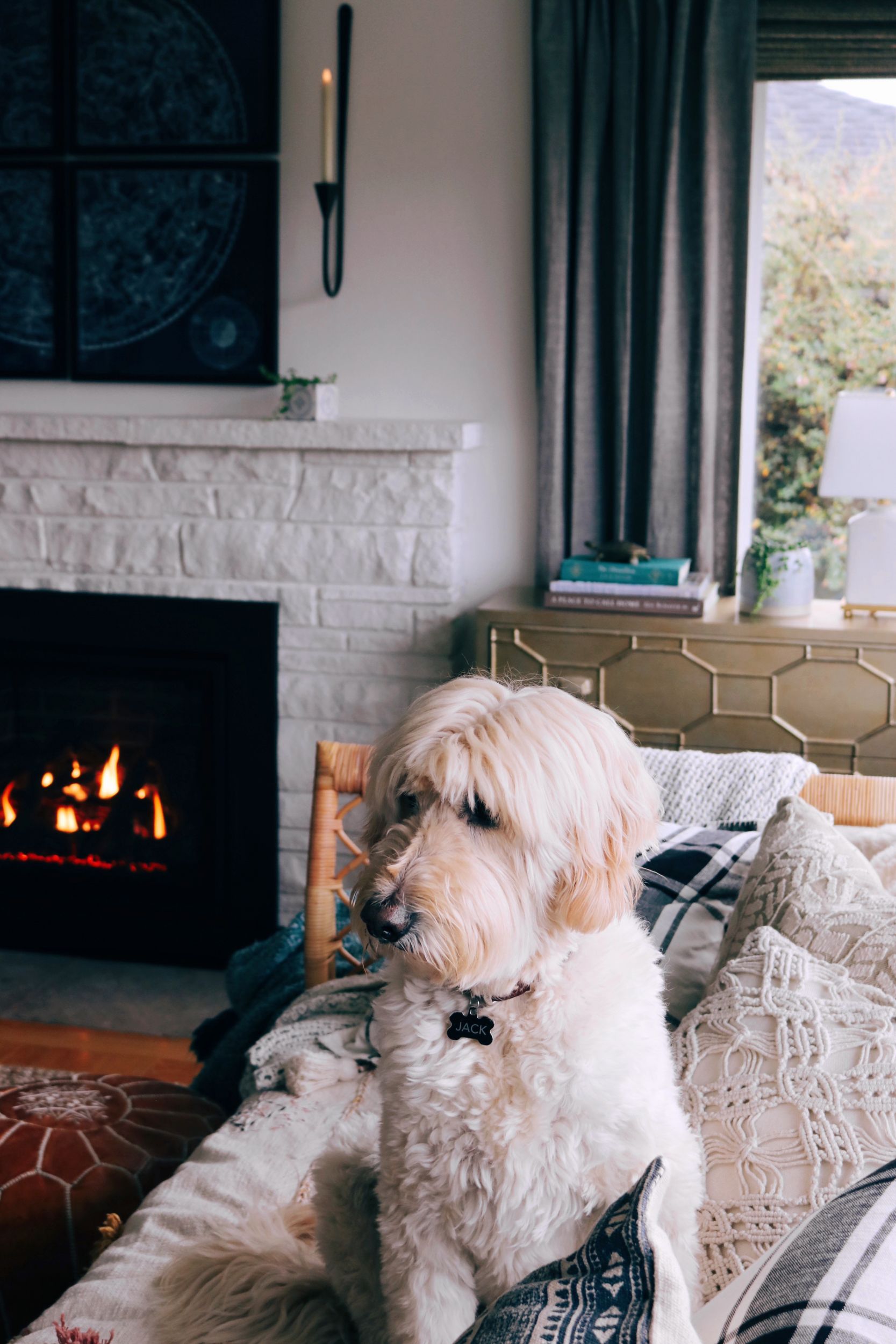 Warm + Cozy Room: Fireplace Insert REVEAL!