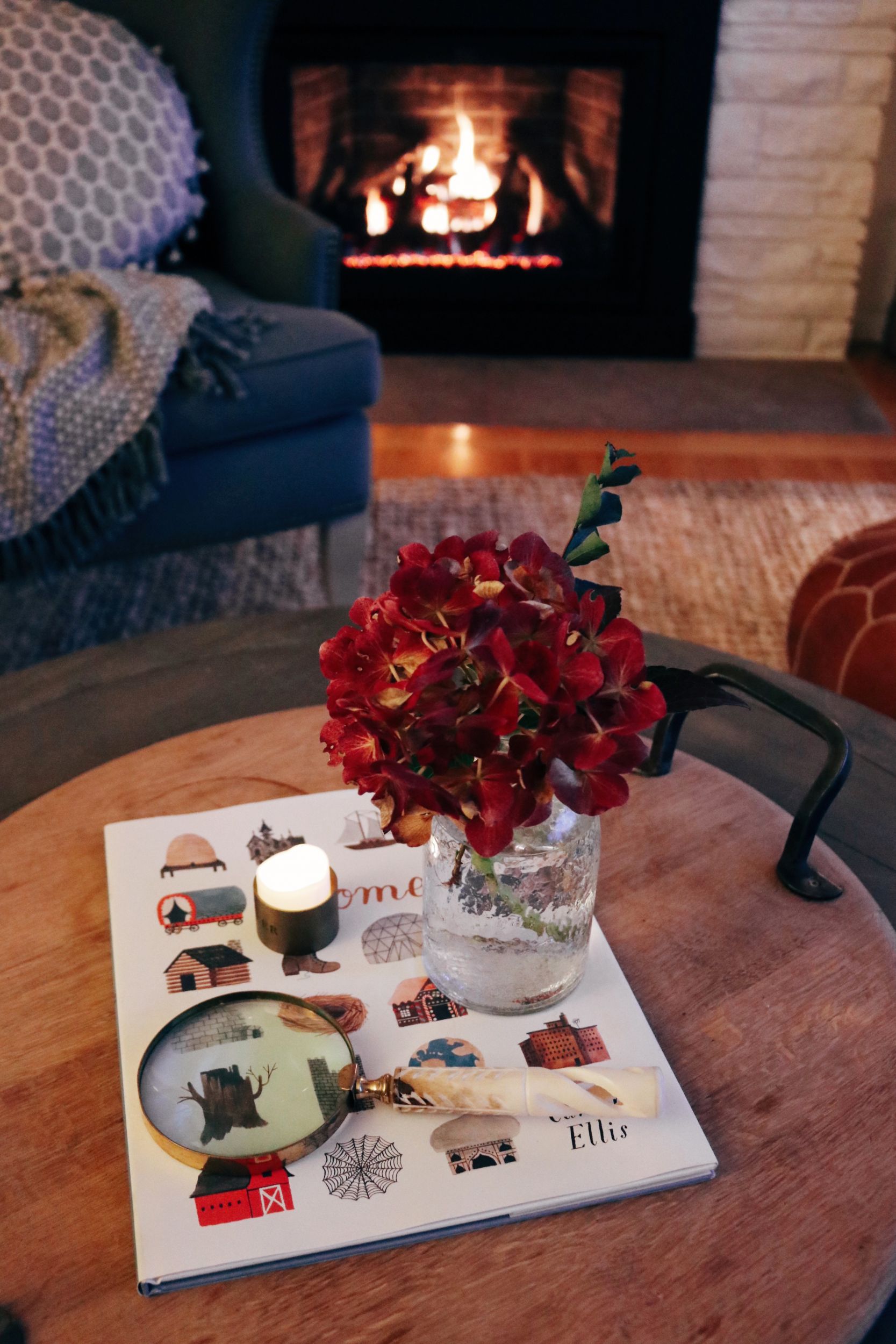 Warm + Cozy Room: Fireplace Insert REVEAL!