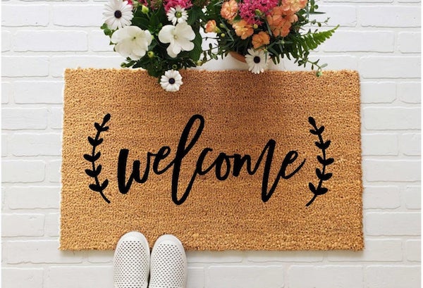 Spring Doormats That Will Greet You With A Smile