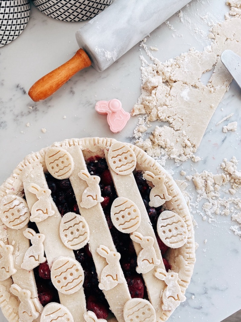 Easter Pie Making in the Kitchen