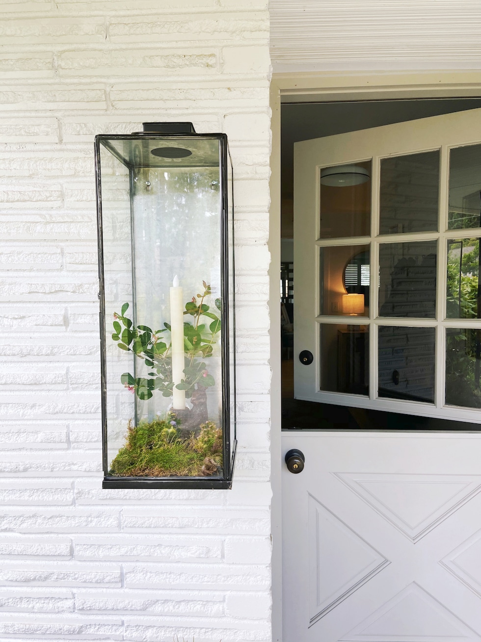 My New Outdoor Wall Lantern + Styling Ideas