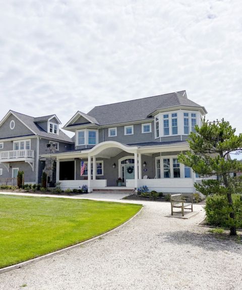 Shingle Style Beach House Tour - Seabrook - The Inspired Room