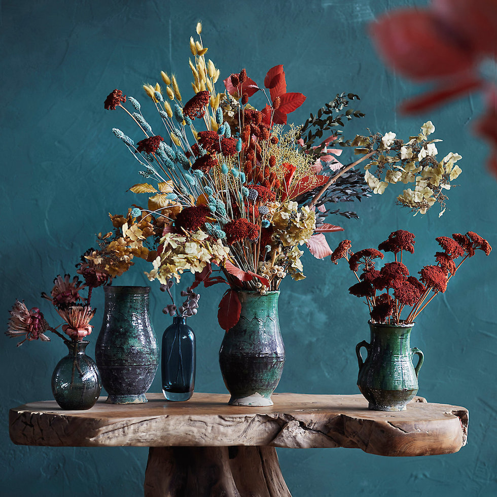 How to Decorate with Faux Fall Foliage