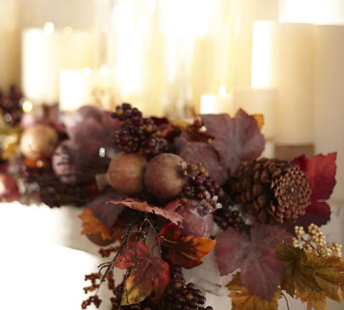 How to Decorate with Faux Fall Foliage