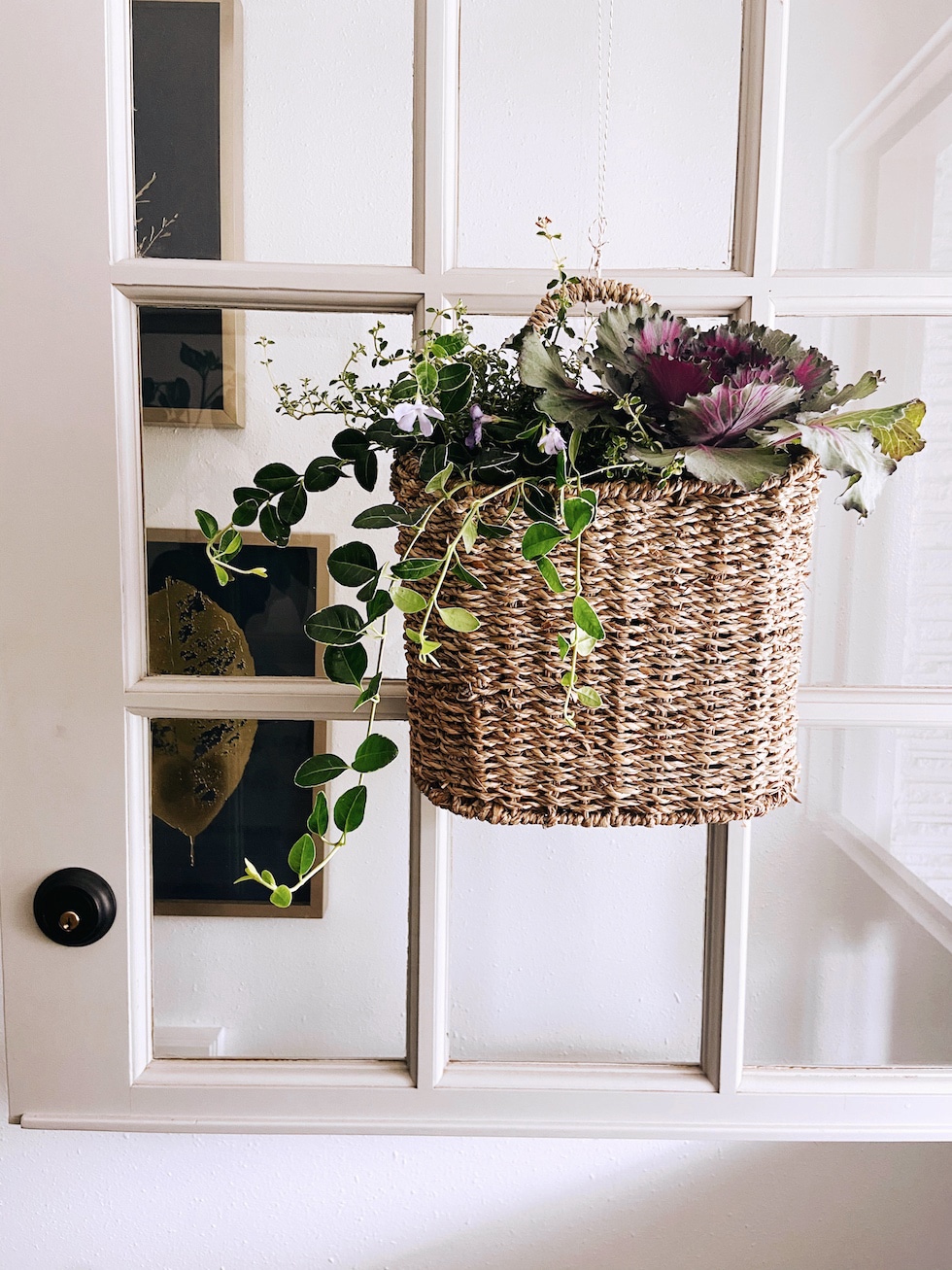 My Simple Fall Porch + Lantern