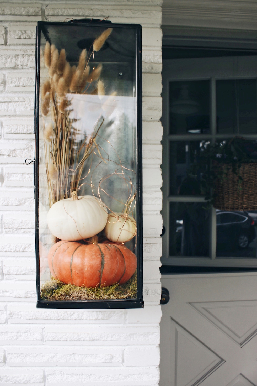 My Simple Fall Porch + Lantern