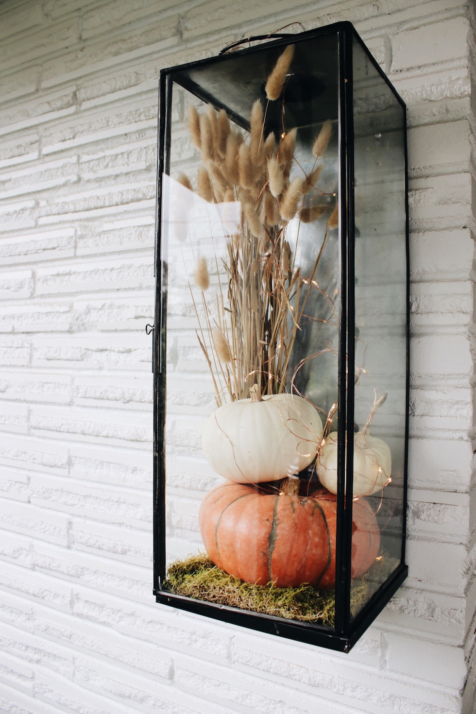 My Simple Fall Porch + Lantern