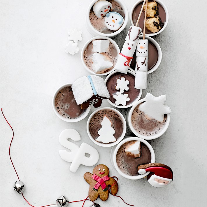 Marshmallow Snowman Hot Chocolate Toppers - Courtney's Sweets