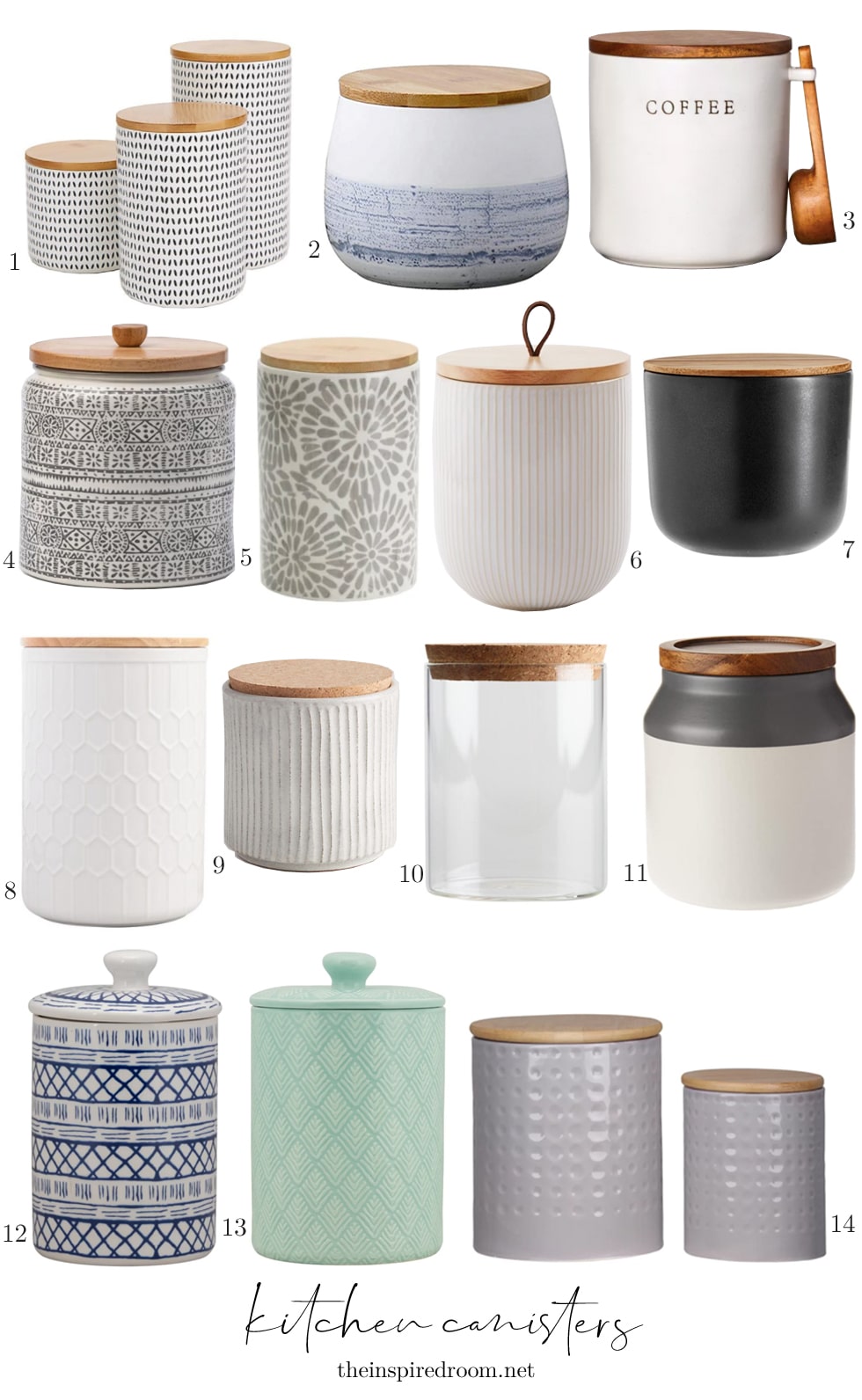 Kitchen Canisters + Sources