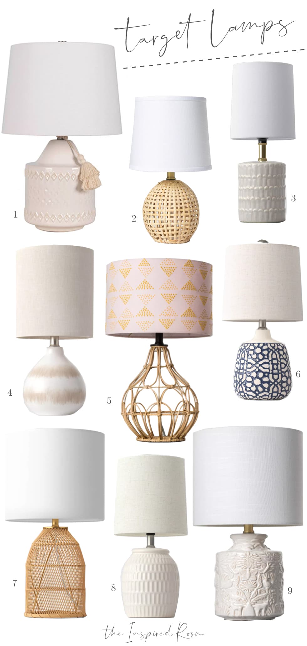 9 Affordable Lamps from Target - The Inspired Room