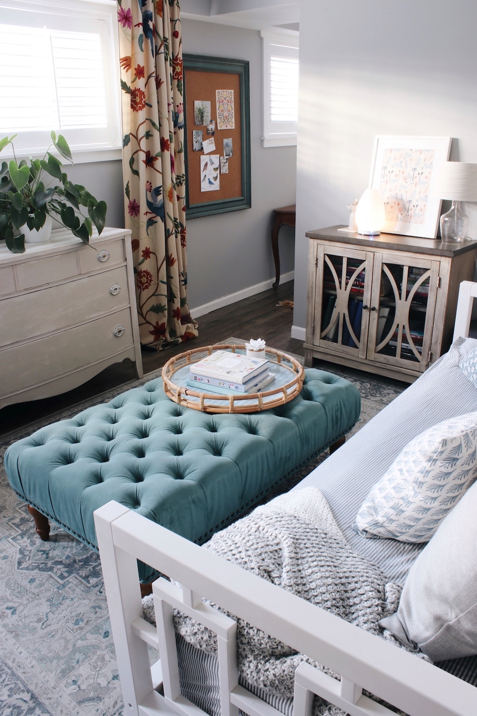 10 Tufted Ottomans (Instead of Coffee Tables!)