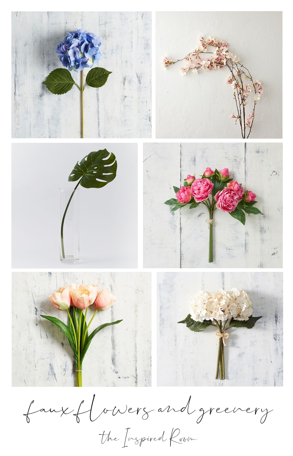 Decorating with Faux Flowers