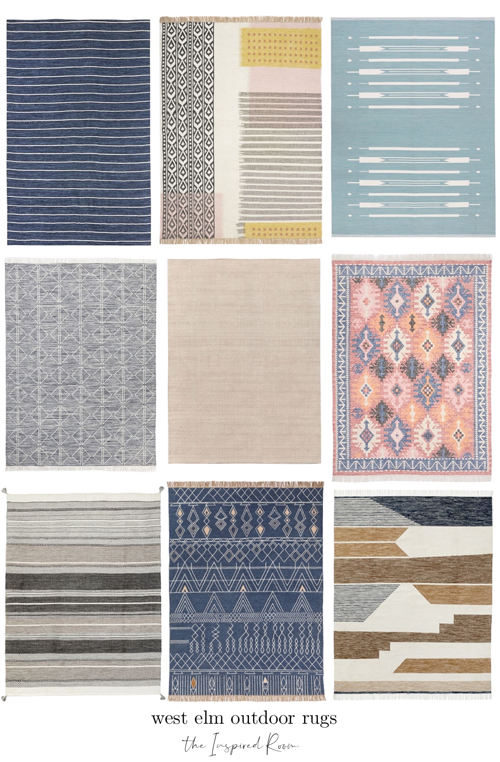 Ultimate Outdoor Rug Roundup (Target, Walmart, Pottery Barn, World Market, West Elm and more)