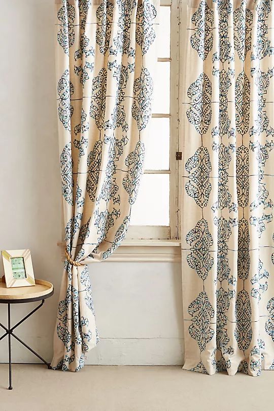 Patterned Curtains in My Home + Similar Sources