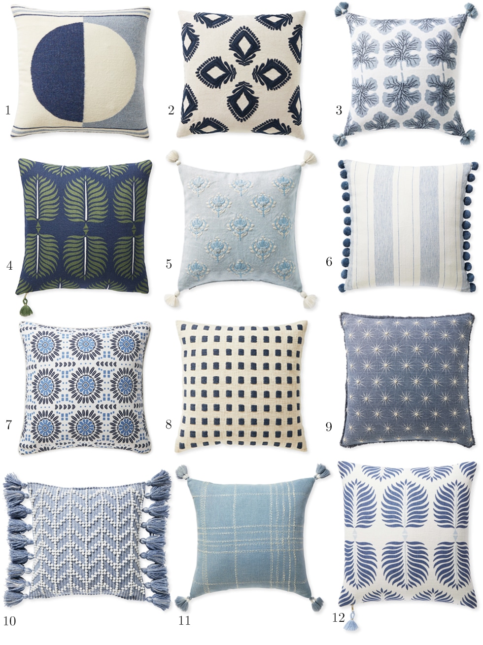 How to Mix Color and Patterns with Pillows- The Pillow Rules - Nesting  With Grace