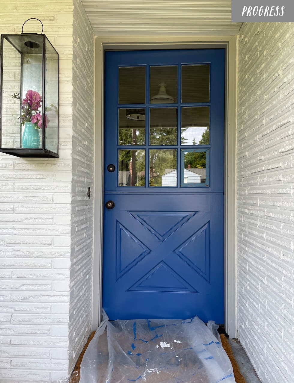 A New Paint Color for Our Dutch Door (+ Summer Doormats)