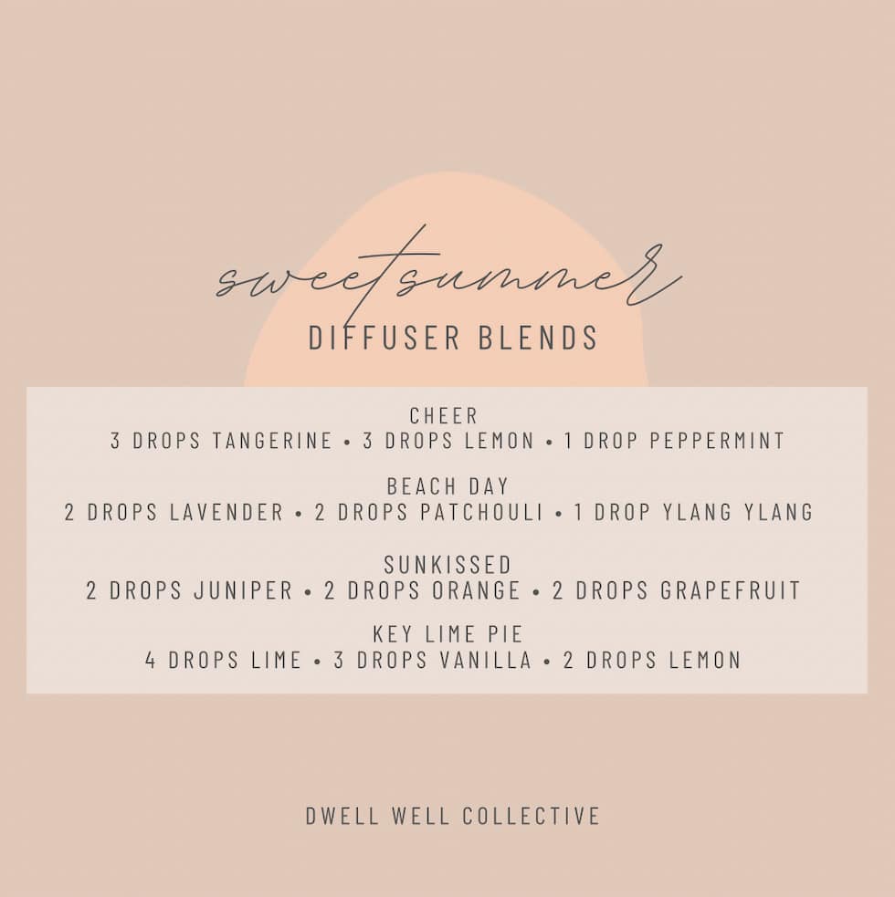 Summer Diffuser Blends for Your Home