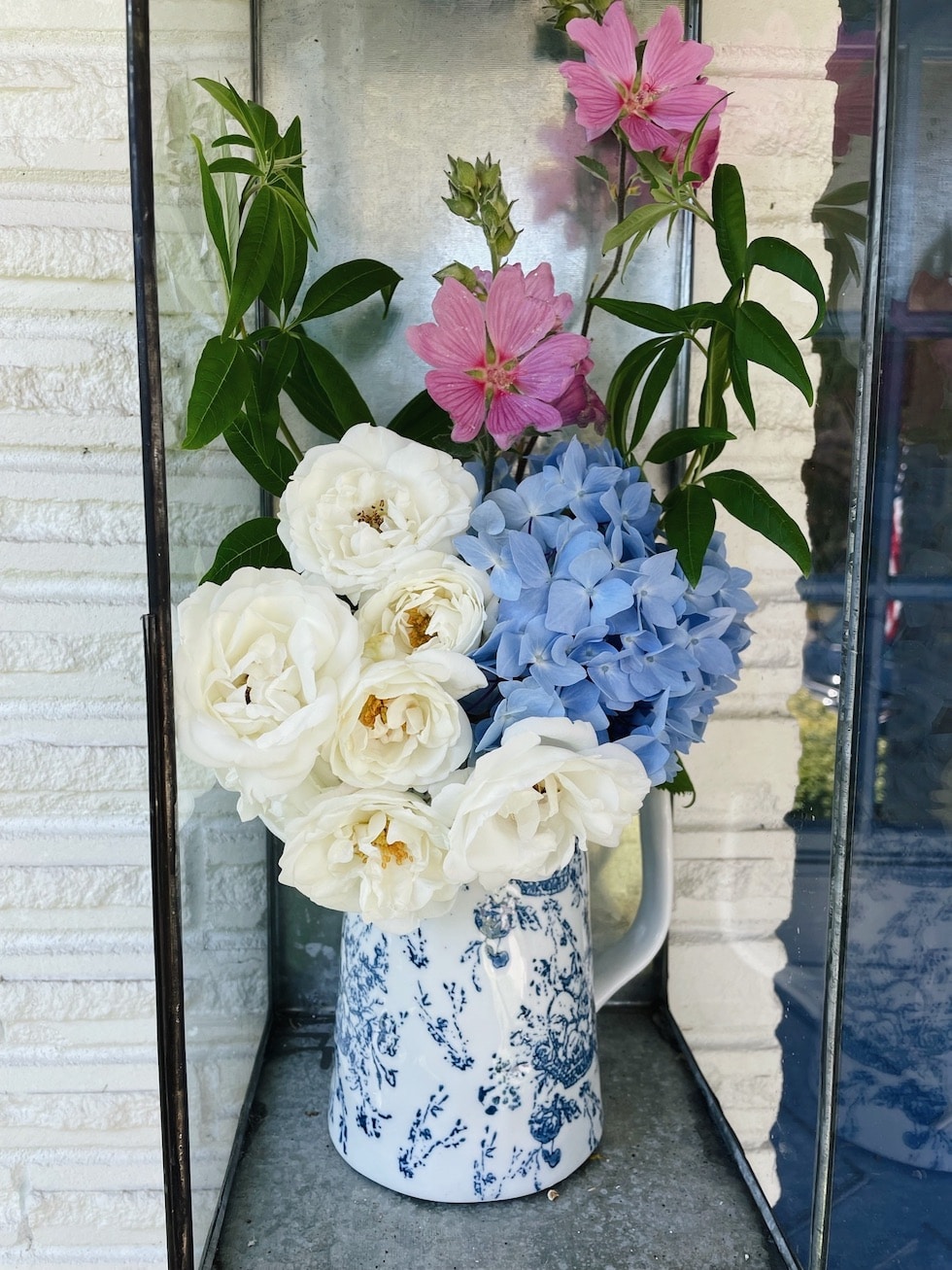 Summer Bouquet in a Lantern