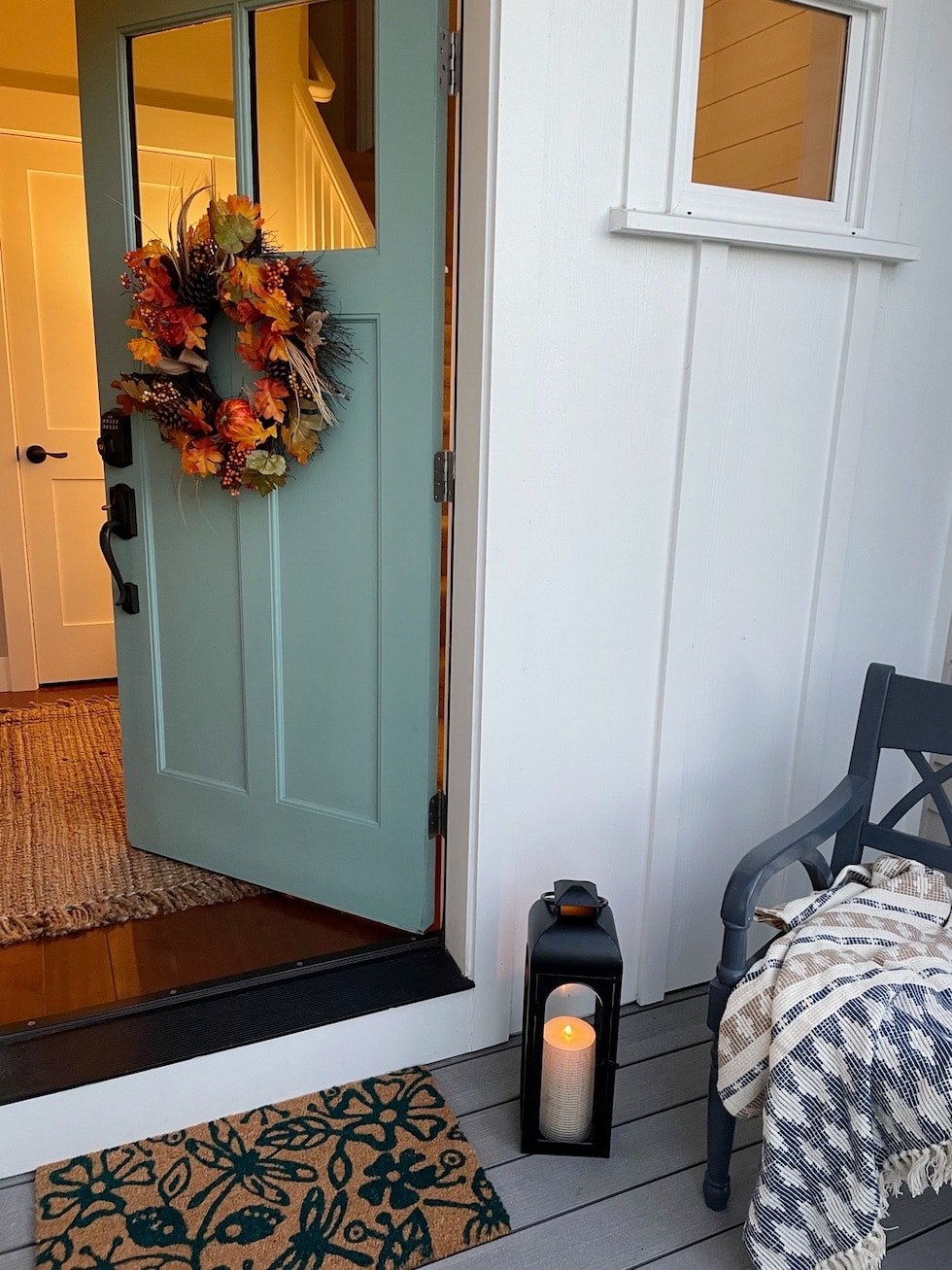 Decorating Our New Front Porch and Entry for Fall