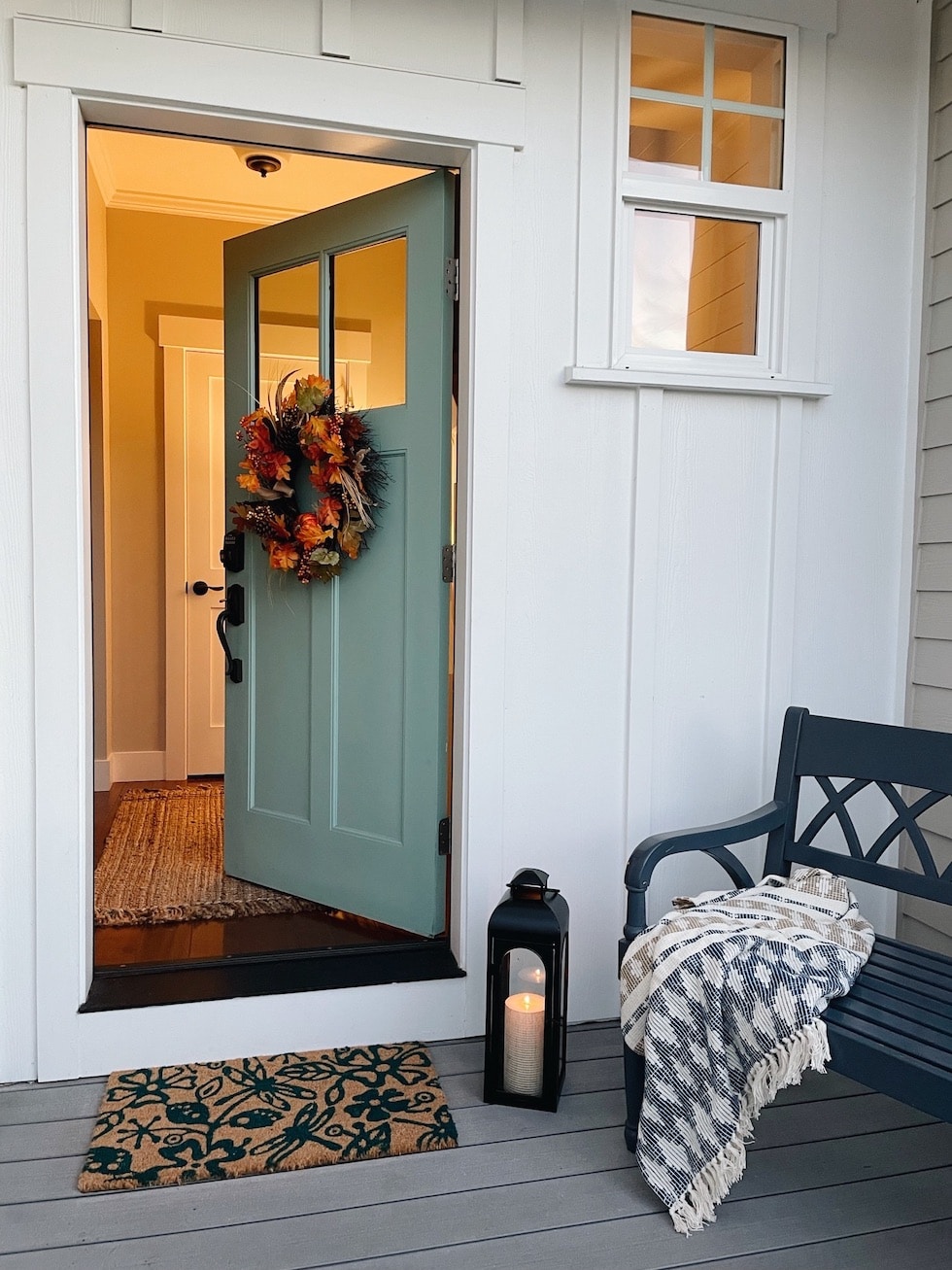 Decorating Our New Front Porch and Entry for Fall