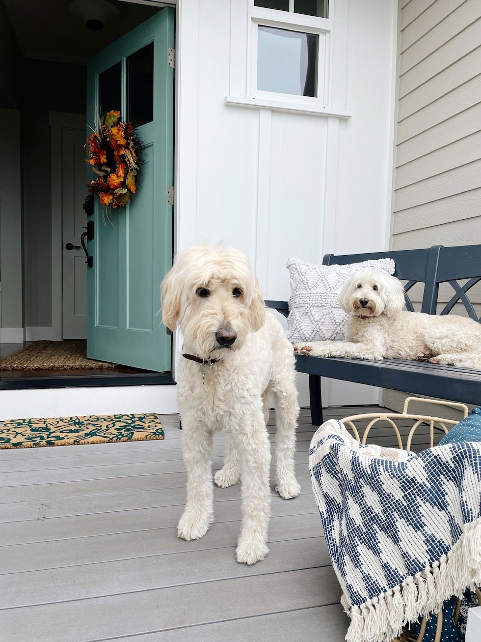 Decorating Our New Front Porch and Entry for Fall