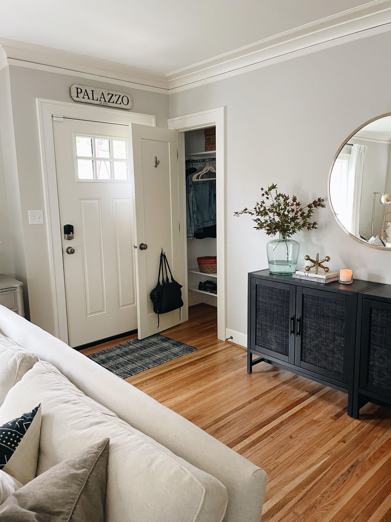 Living Room + Entryway Closets