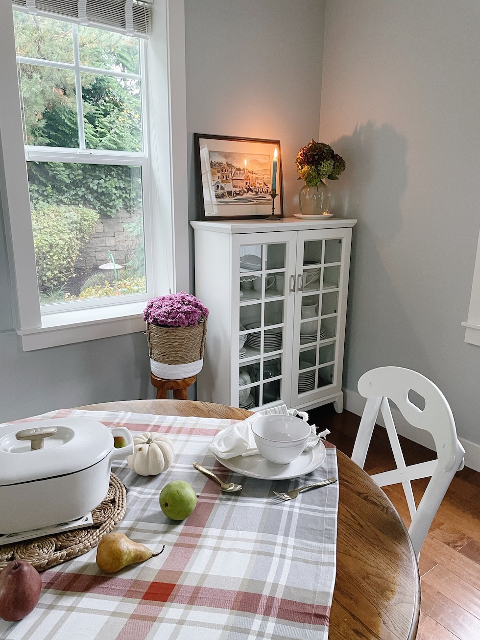 Our New Dining Room + Simple Cozy Fall Tablescape