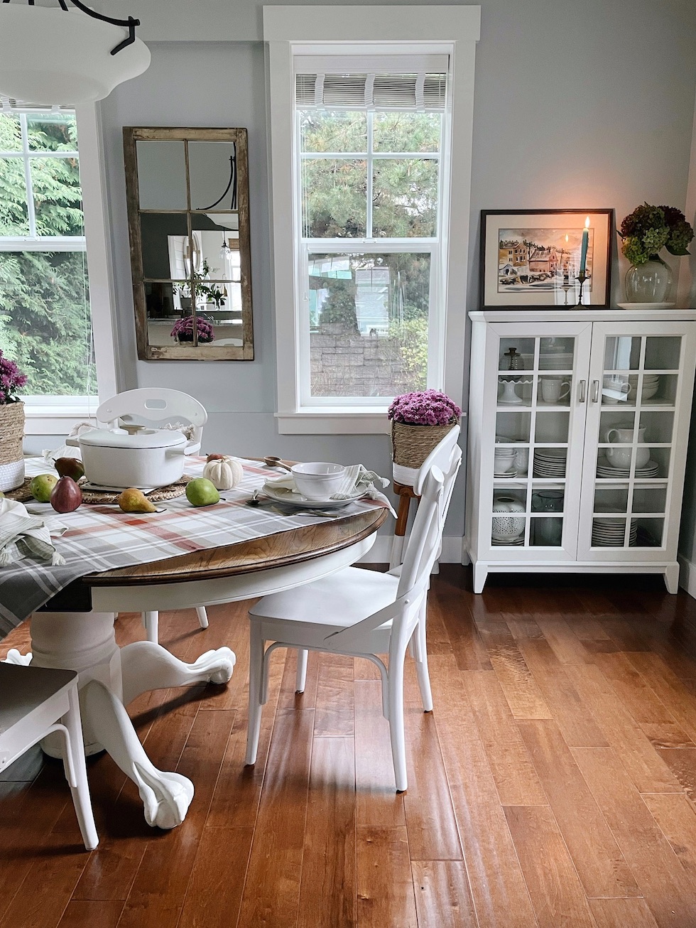 Our New Dining Room + Simple Cozy Fall Tablescape