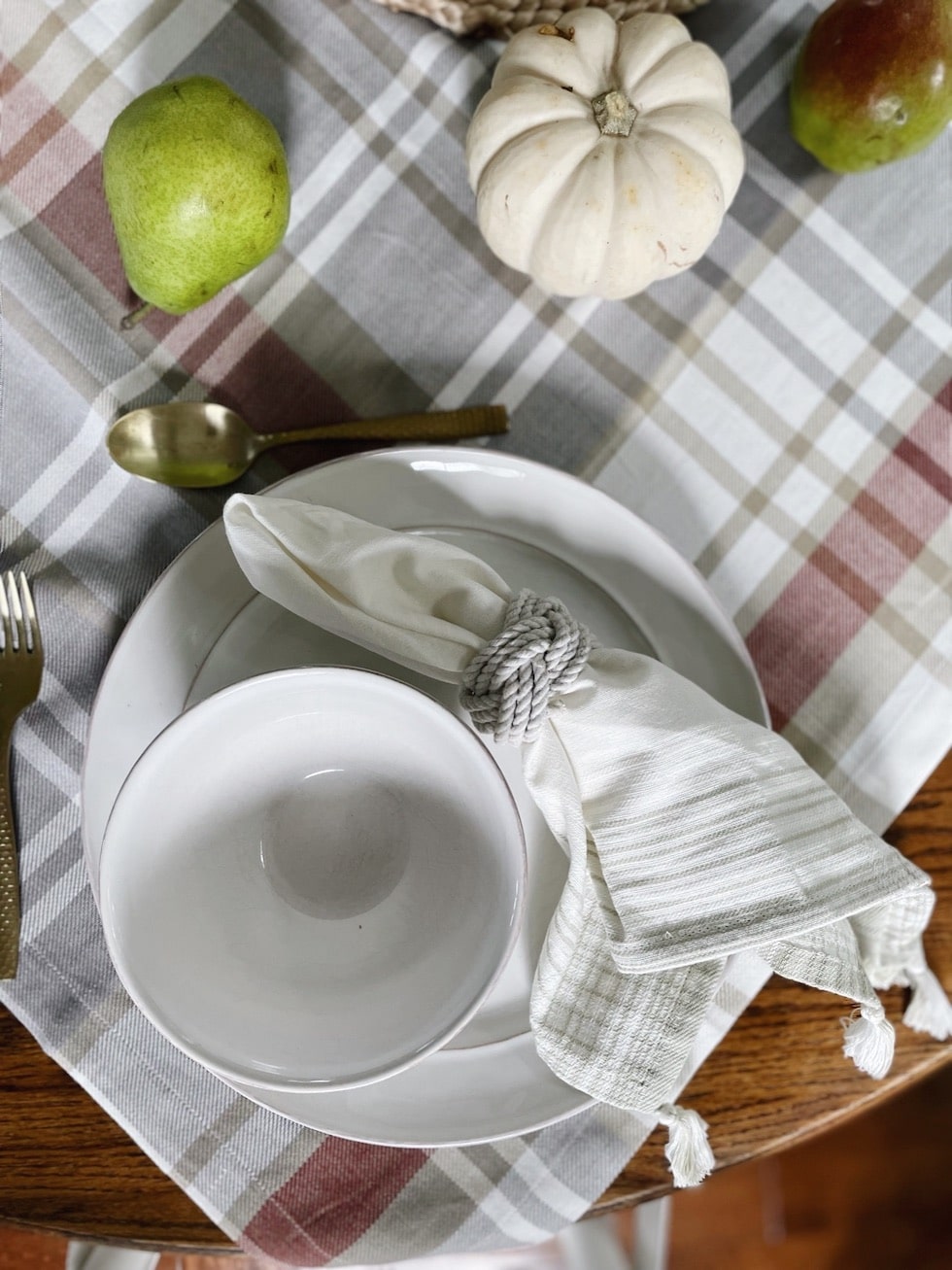 Our New Dining Room + Simple Cozy Fall Tablescape