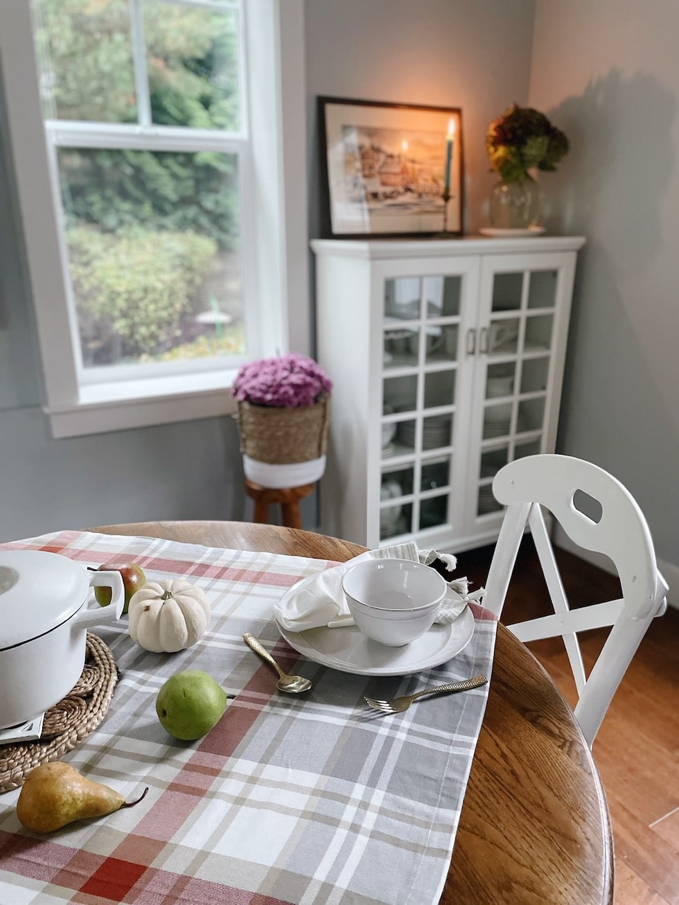 Our New Dining Room + Simple Cozy Fall Tablescape