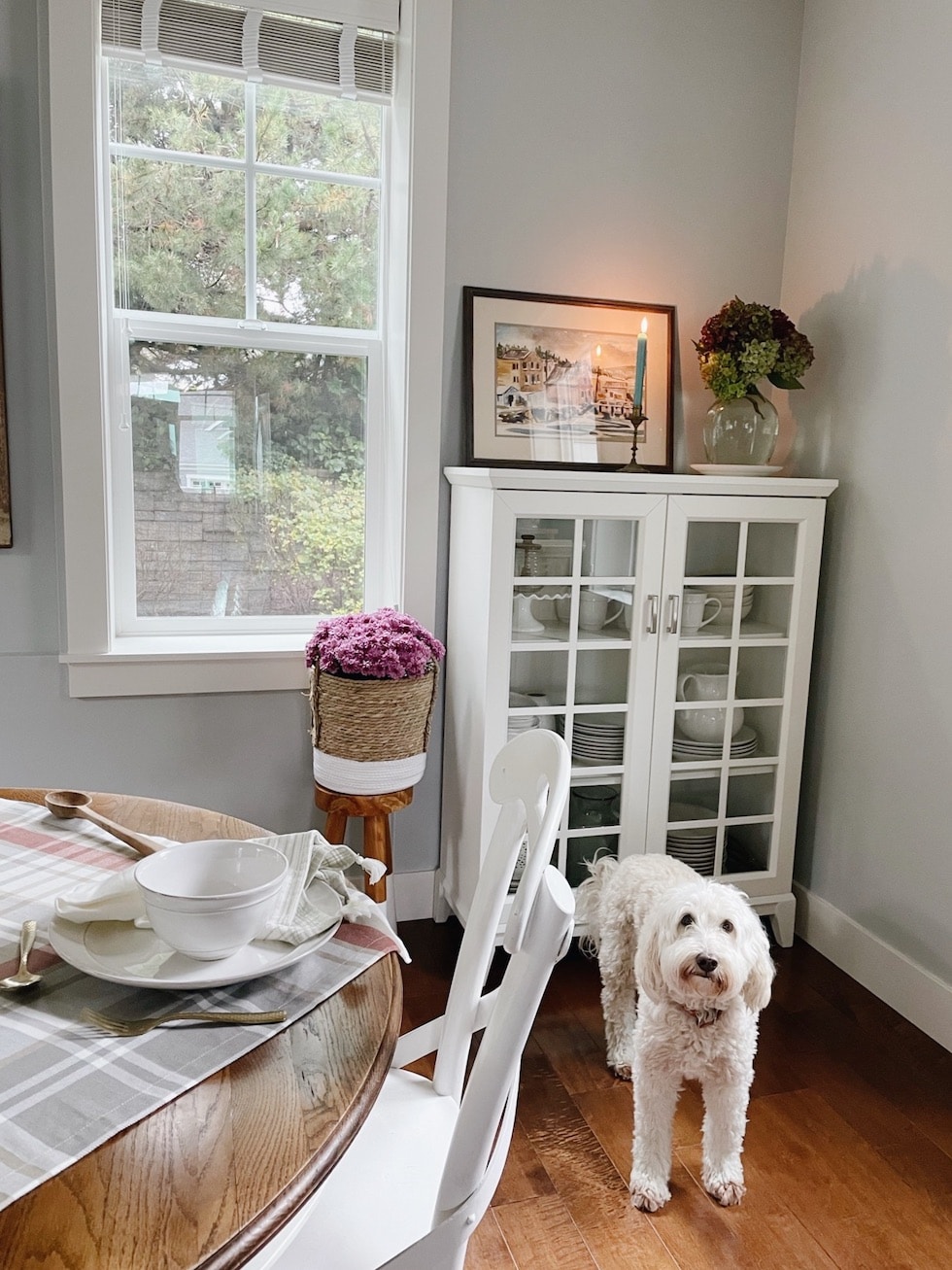 Our New Dining Room + Simple Cozy Fall Tablescape