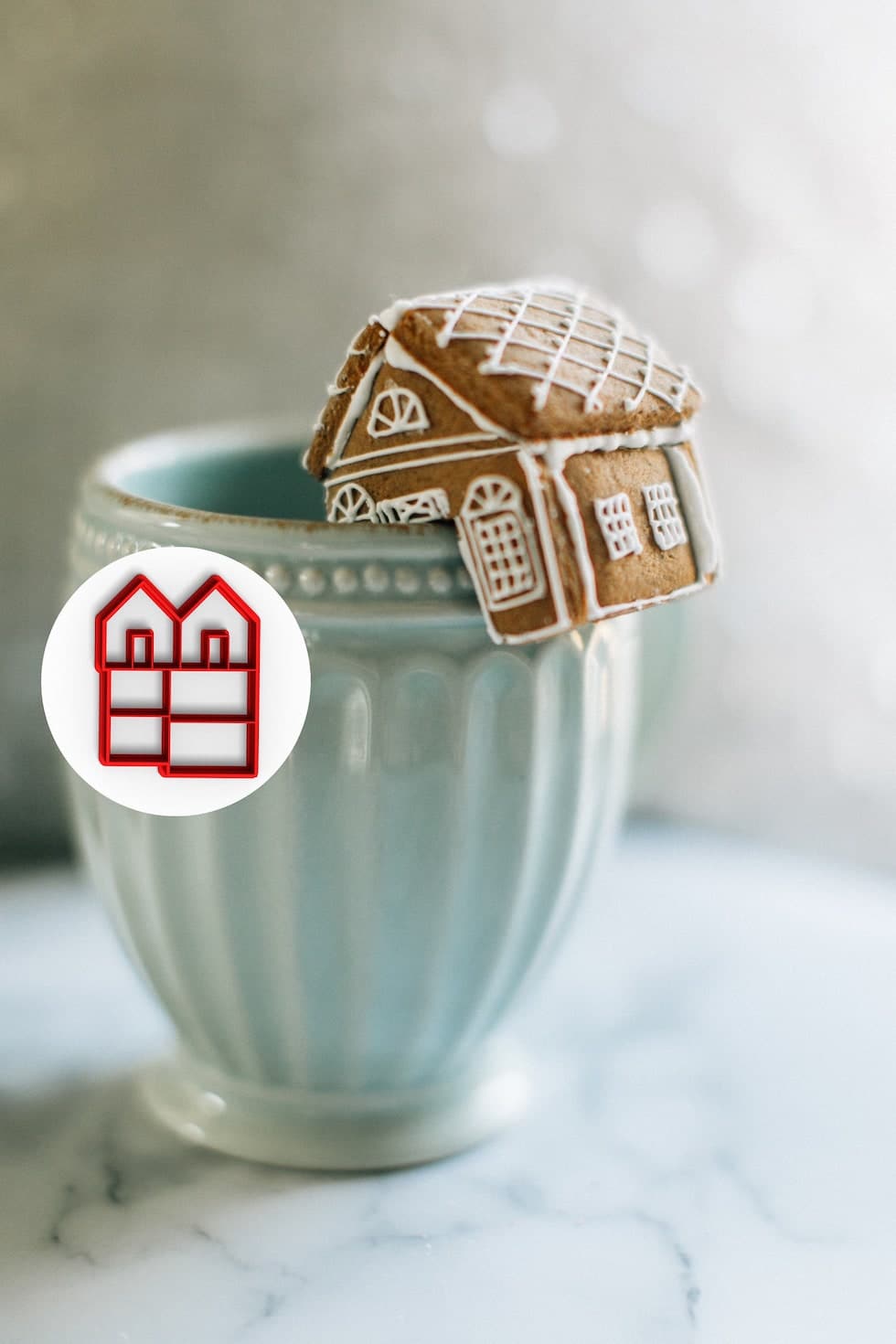 Gingerbread Mug Toppers - Challenge Dairy