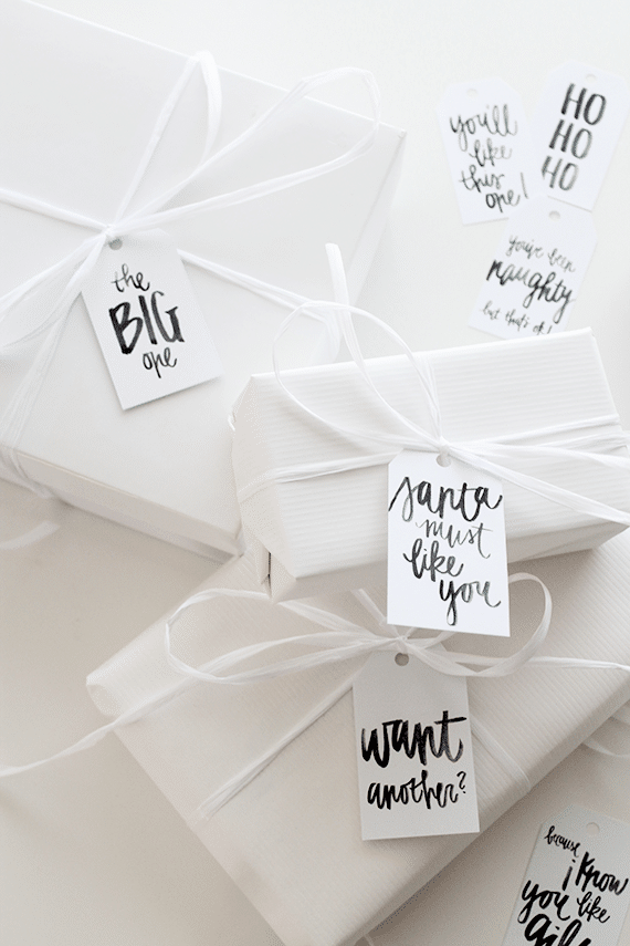 Free Printable Gift Tags 2021 + Gift Wrap Inspiration