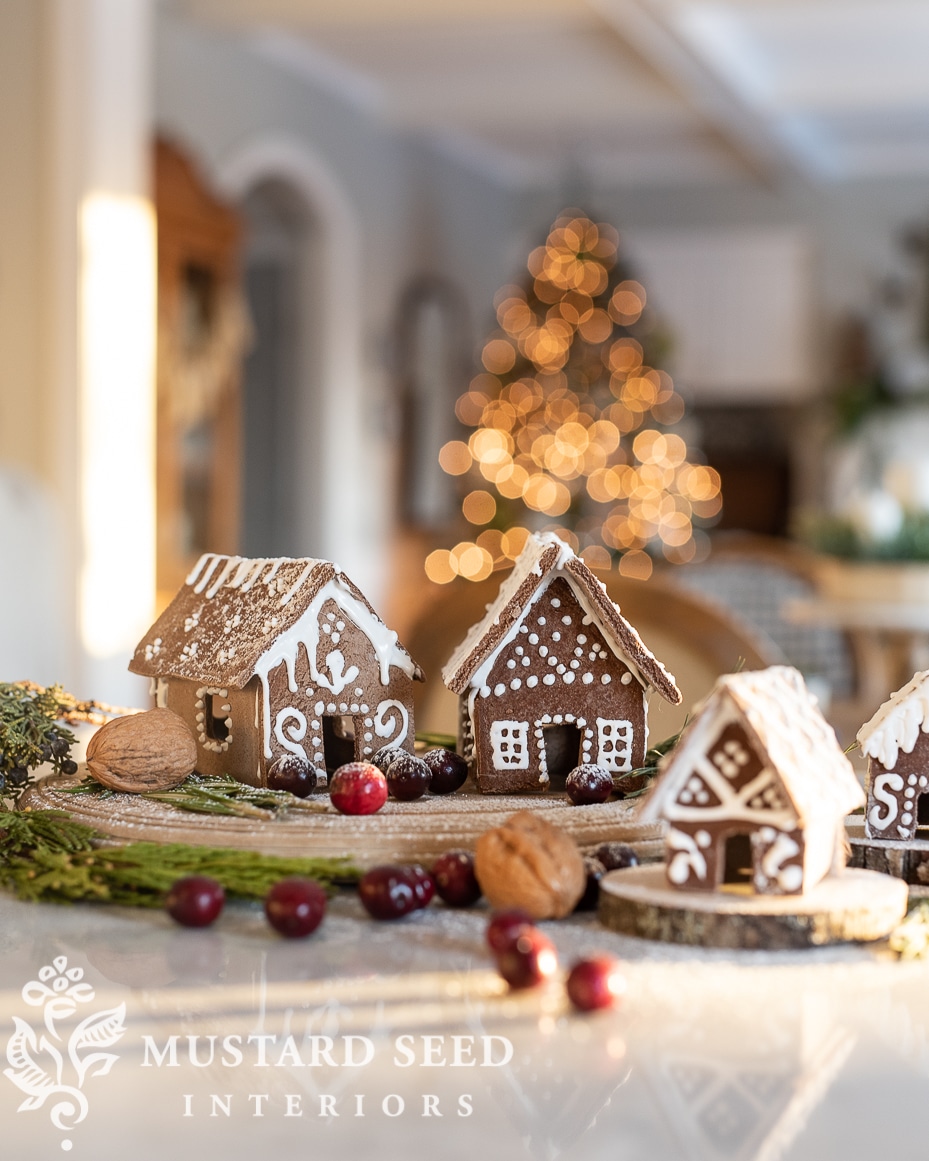 Pretty Gingerbread House Inspiration (and Family Activity!)