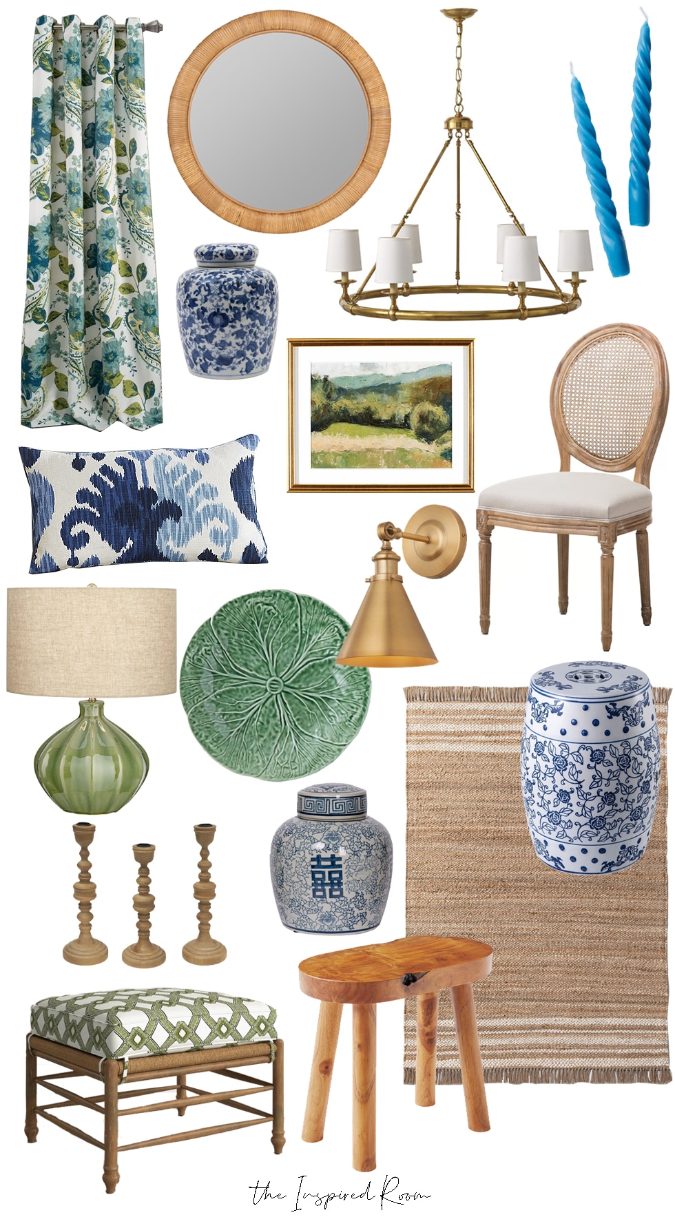 Traditional & Collected Coastal Style: Get the Look Mood Board