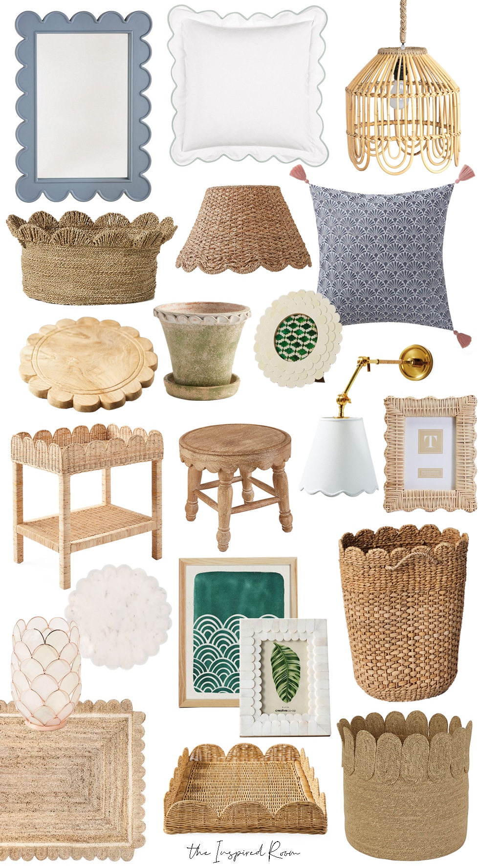 Inspired By: Scalloped Patterns in Decor and Furniture