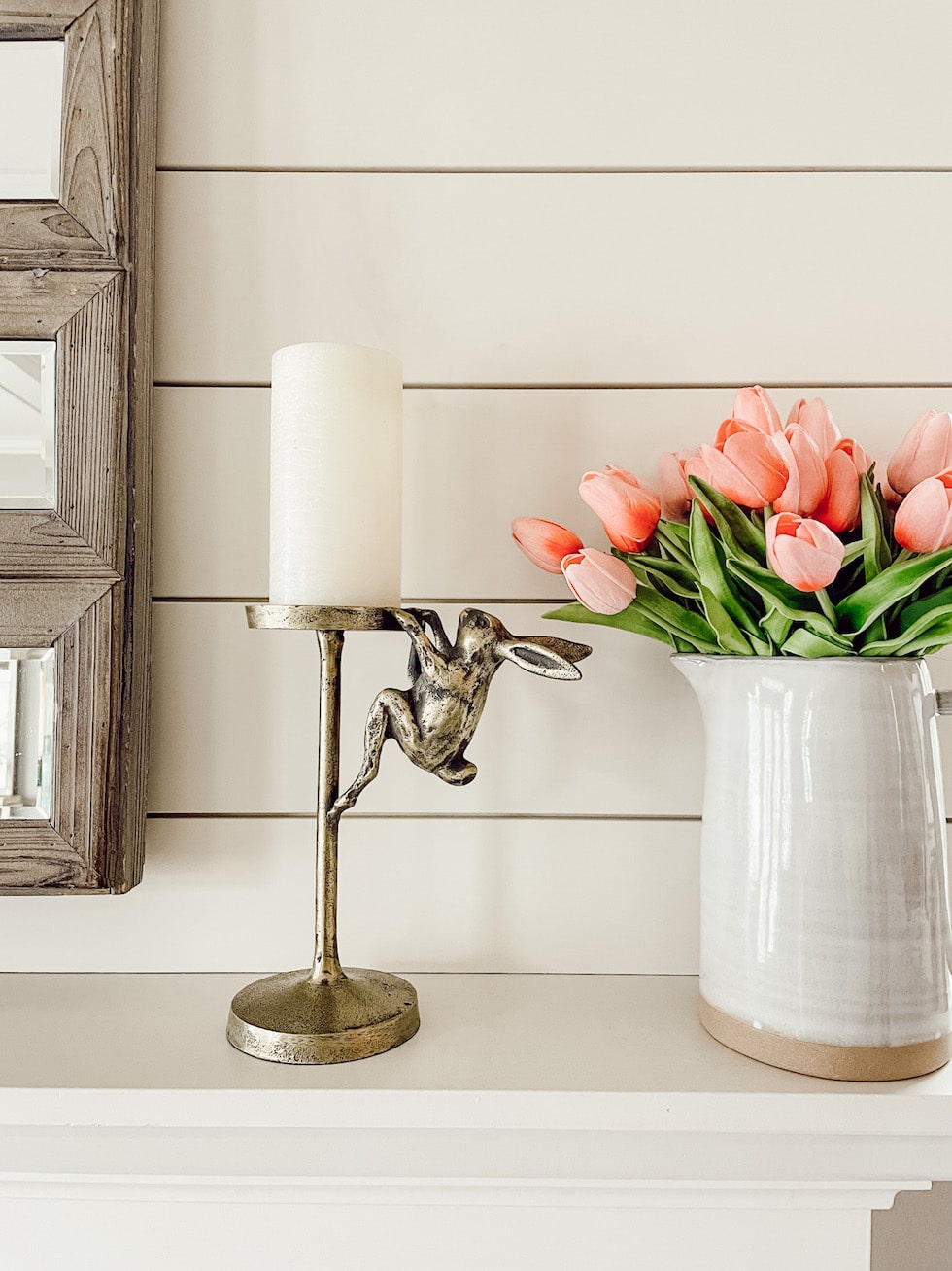 https://theinspiredroom.net/wp-content/uploads/2022/03/brass-bunny-candle-holder-faux-tulips-the-inspired-room-shiplap-mantel-spring-decorating.jpg