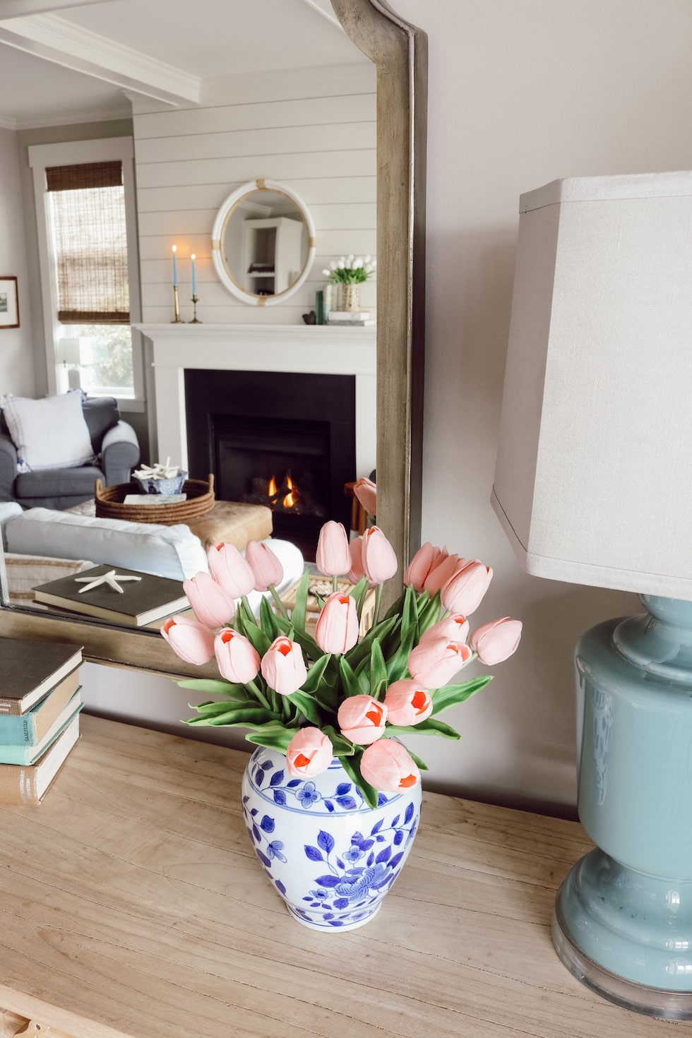 A Bit of Spring Puttering in the Living Room (+ Get the Look Mood Board)