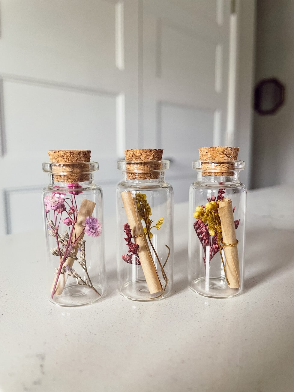 Wedding DIY: Mini Message in a Bottle for Bridesmaids, Gifts + Place  Settings - The Inspired Room