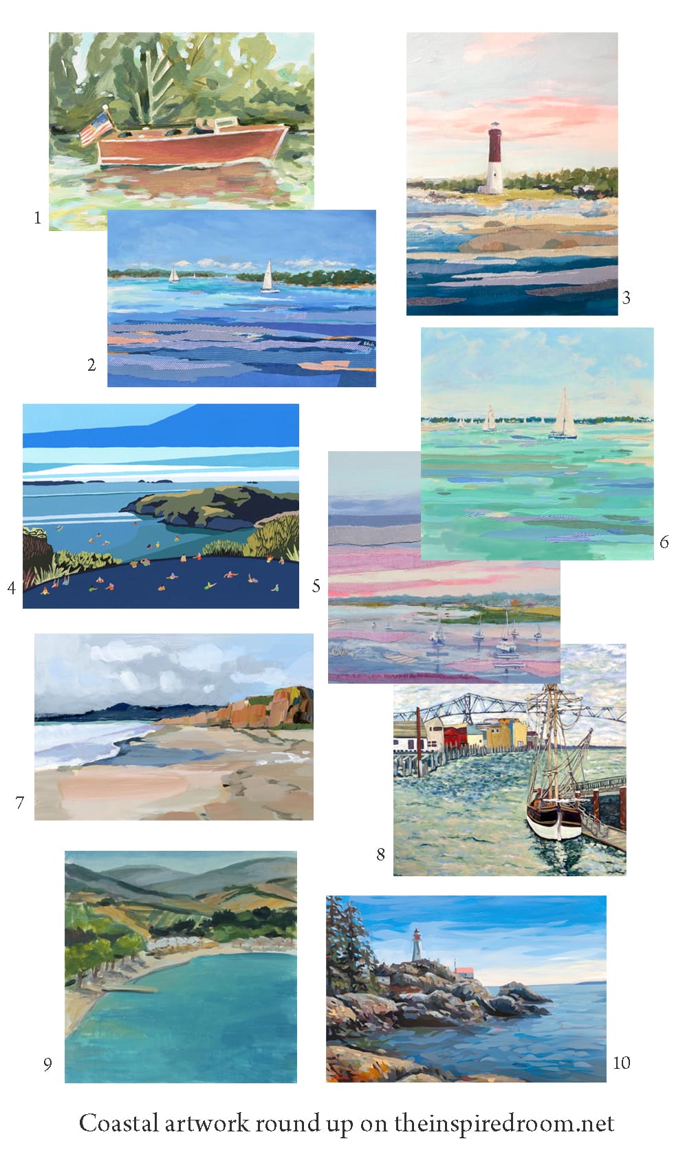 Where to Find Coastal Art / Sailboats / Ocean View: Favorite Resources