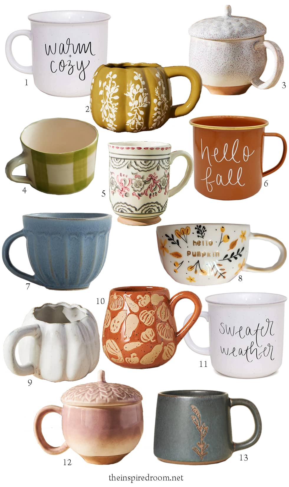 Fall Mugs to Make Your Day Cozier