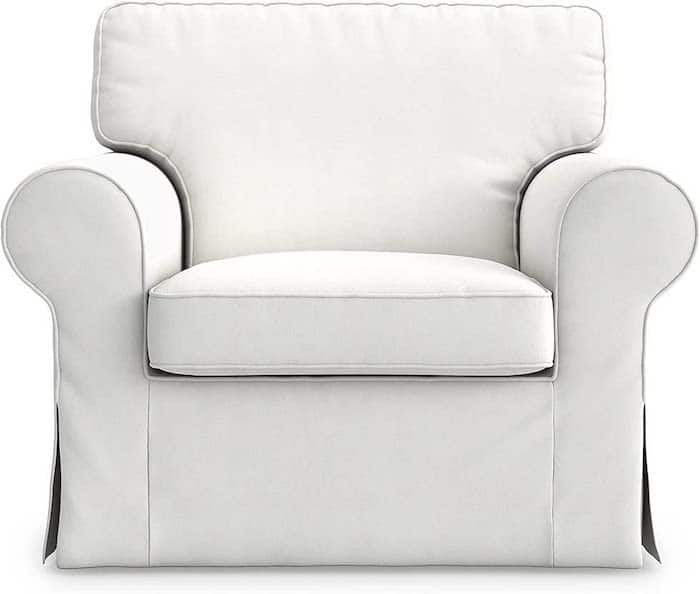 Affordable Washable White Cover: Ikea Ektorp Kursi Chair